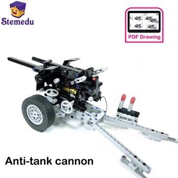 Технология на Противотанкови оръдия Противовъздушни оръдия на Canon може да стреля с пистолет Стартирате гюле Играчки-пъзели, Съвместими с Legoeds