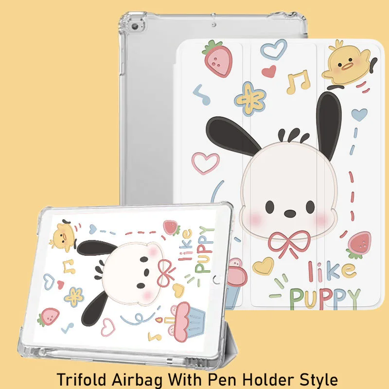 Cartoony Калъф Kawaii Hello Kitty За iPad на 10-ти, 7-то, 8-то, 9-то поколение, Калъф За iPad Pro 11 Mini 6 5 4 Air 4 5 Силиконов Защитен калъф5