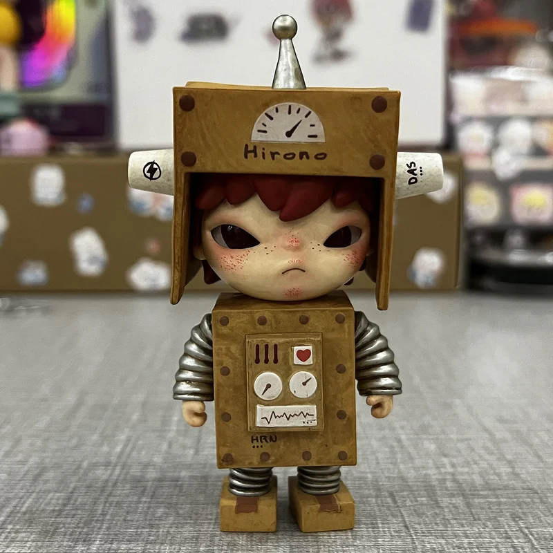 Серия Hirono Blind Box 2 Малки Палави Фигурки Аниме Xiaoye Boy PVC са подбрани Модел на Кукла Играчка Гаражно Комплект Guess Чанта Подарък За Бебето5